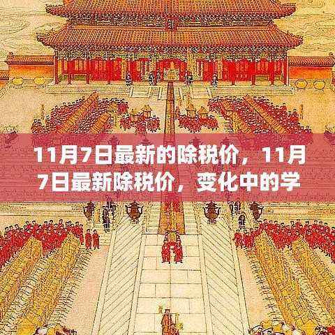 11月7日最新除税价,变化中的学习,自信与成就之光闪耀