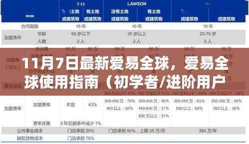 11月7日最新版爱易全球使用指南,适合初学者与进阶用户