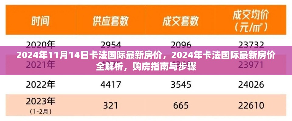 2024年卡法国际房价最新动态,全面解析、购房指南与步骤