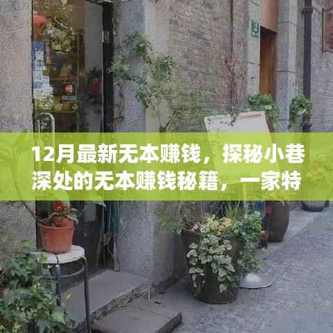 探秘特色小店的无本赚钱秘籍,小巷深处的赚钱传奇故事