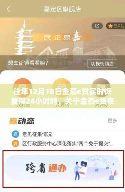 关于往年12月18日金燕e贷恢复时间的深度解析,实时恢复是否需24小时?