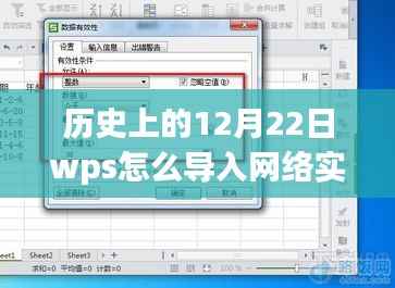 WPS历史上的12月22日,网络实时数据导入功能深度评测与介绍