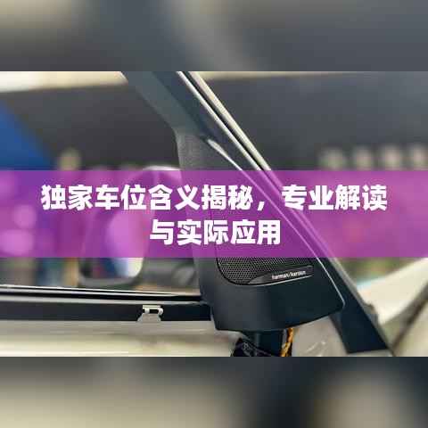 独家车位含义揭秘,专业解读与实际应用