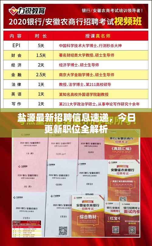 盐源最新招聘信息速递,今日更新职位全解析