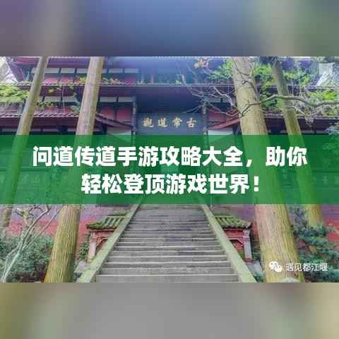 问道传道手游攻略大全,助你轻松登顶游戏世界!
