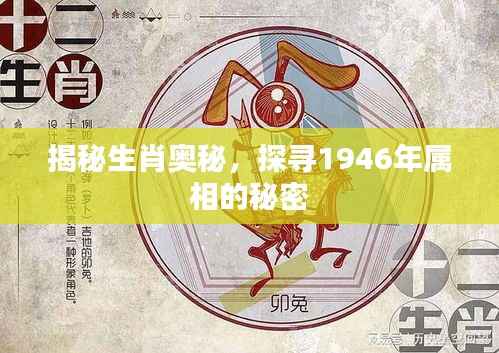 揭秘生肖奥秘,探寻1946年属相的秘密