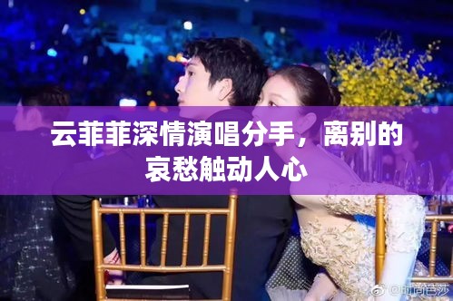 云菲菲深情演唱分手,离别的哀愁触动人心